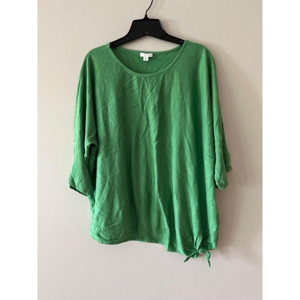 J.Jill Kelly Green Wearever Knit Top XL